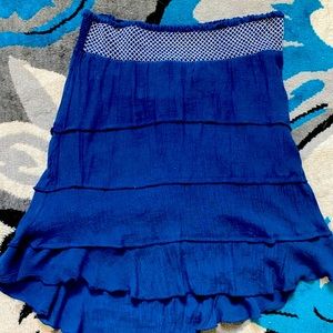 IZ Byer high waist navy blue skirt